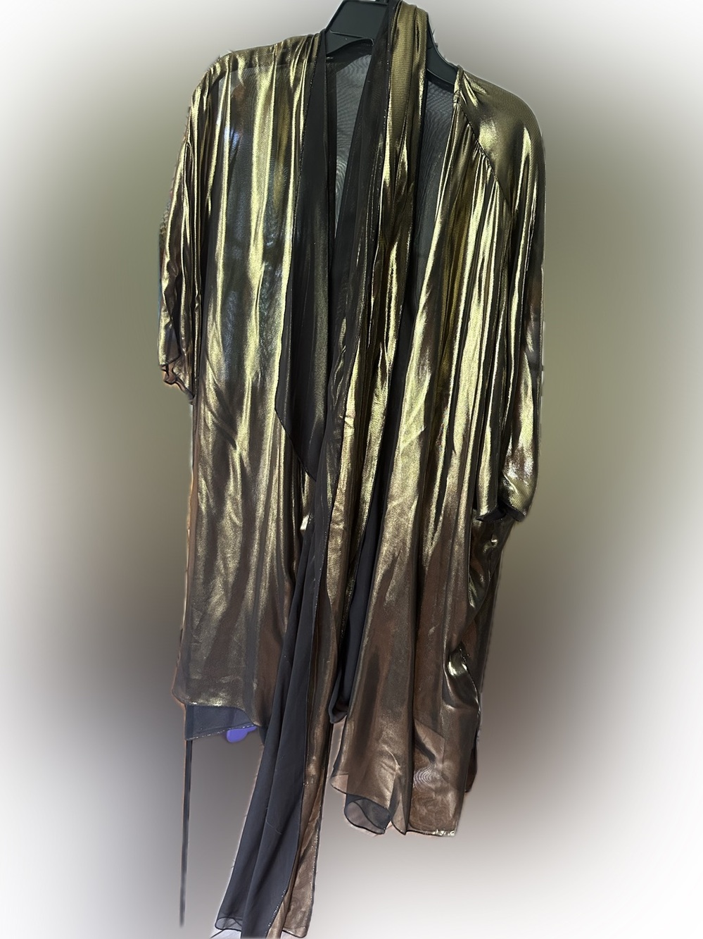 Caroline Rose Metallic Brown Women’s Top - One Size